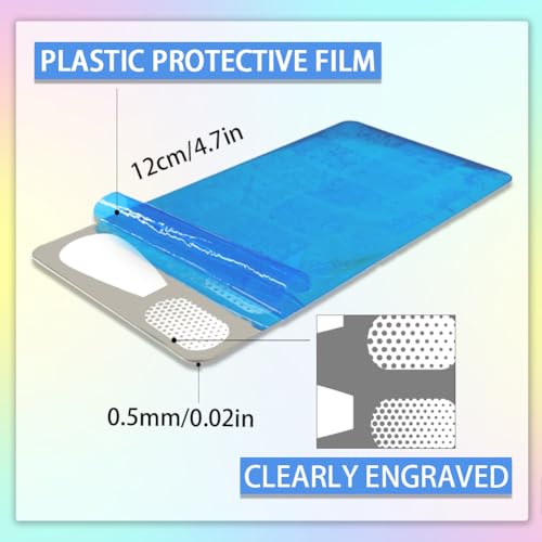 PH PandaHall 3pcs Color Block Nail Art Templates, 35 Patterns Gradient Texture Style Nail Stamping Plate Nail Art Stencils Stainless Steel Plates for Nail Design Print Manicure Salon