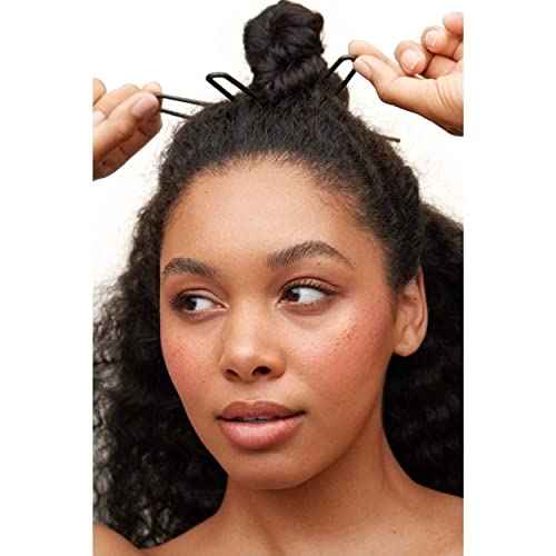 Day Rate Beauty Petite Power Pin (5.5-Inch) ? U-Shaped French Hair Pin for Buns & Updos ? Nylon-Coated, Anti-Snag, Hair-Safe ? Made in USA (Cocoa)
