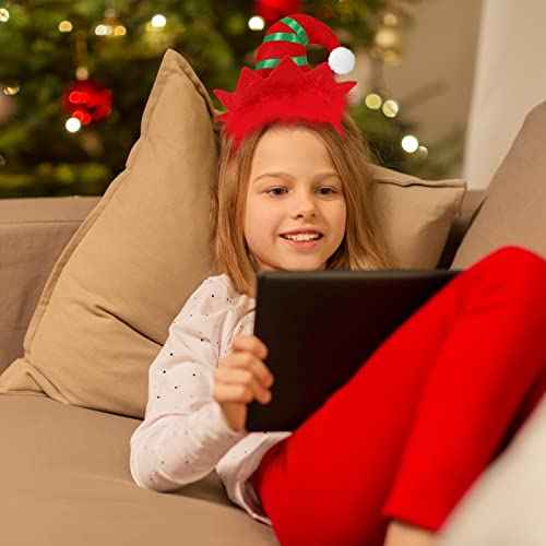 2Pack Christmas Elf Headbands Xmas Elf Hat Headwear Christmas Elf Hair Band for Holiday Party