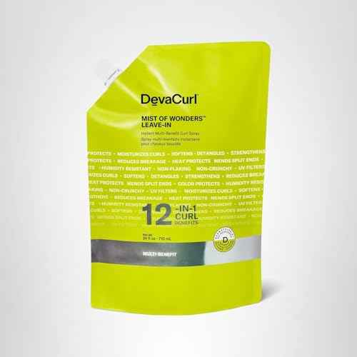 DevaCurl Mist of Wonders Leave In Multi-Benefit Curl Spray Refill Pouch, 24 oz