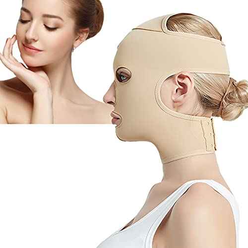 Vline Slimming Face Girdle Full Face Lifting Brace Antiwrinkle Face Shaping Daily Use (M)