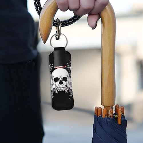 Chapstick Keychain Holder for Women, Lip Balm Holder Chapstick Keychain Holder for Lipstick Chapstick