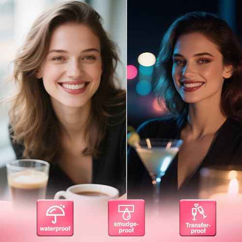 Lip Stain - Lip Stain Peel Off | Waterproof, Transfer-Resistant, Smudge-Proof | Precise Application, One-Peel Finish | Long Lasting Lip Liner Stain for All-Day Color Hold£¨dark brown£©