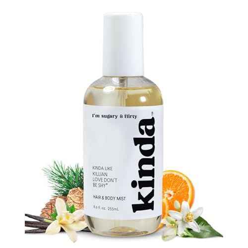 PB ParfumsBelcam KINDA I¡¯m Sugary & Flirty Hair & Body Mist ? Our Version of Kilian Love Don¡¯t Be Shy ? Sweet Creamy Floral Scent with Neroli, Bergamot & Orange Blossom, Long-Lasting Mist, 8.6 fl.oz