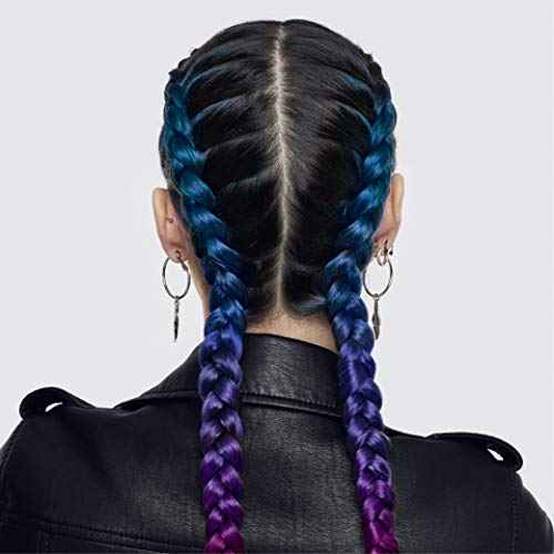 L'Oreal Paris Hair Makeup Temporary 1-Day Hair Color for Brunettes, Purple 50, 1 Fl Oz