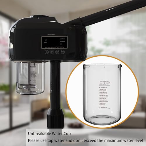Facial Steamer, Professional Facial Steamer with Hot Mist for Esthetician, Facial Steamers Home Facial Spa, Face Steamer for Facial Deep Cleaning ? Professional Home Facial Spa Steamer with Hot Mist.