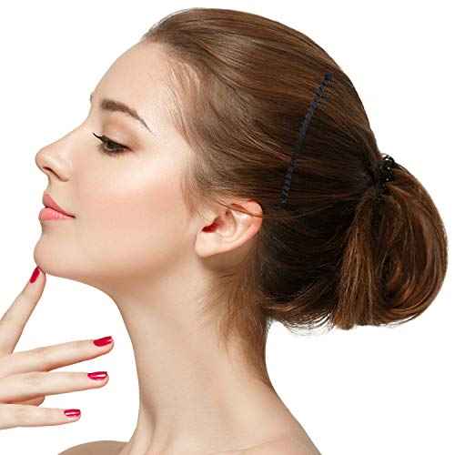 Hicarer 5 Pcs Black Metal Wire Hair Combs, 20 Teeth Wire Twist Bridal Wedding Veil Combs