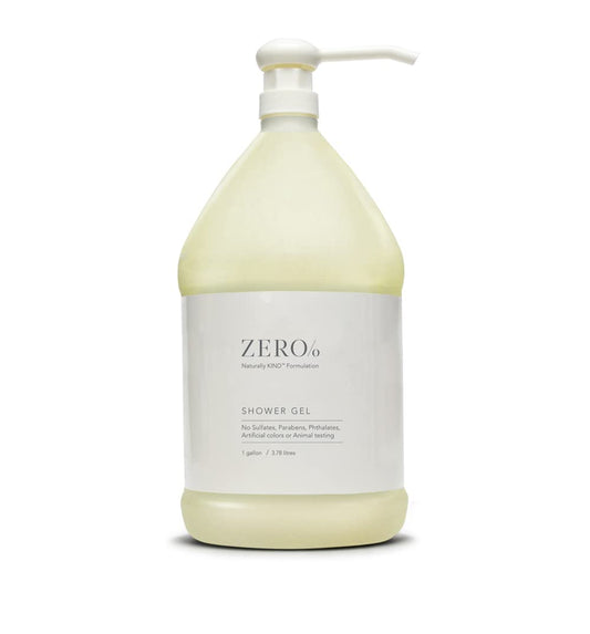 Gilchrist & Soames Zero% Unisex Shower Gel and Body Wash - 1 Gallon - Light and fresh, Gently Cleansing, Zero Parabens, Sulfates, and Phthalates