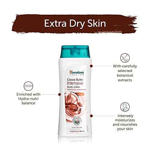 Himalaya Cocoa Butter Intensive Body Lotion for Extra Dry Skin 13.53 oz/400ml