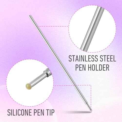 20pcs Tattoo Pen Tattoo Stencil Pen Outline Supply Comes with a Pen Shell (Purple)