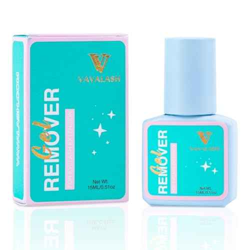 VAVALASH Gel Lash Glue Remover For Eyelash Extensions,Sensitive Lash extension Remover,Professional Use Fast-Acting Lash Extensions Remover, Gentle Formula Low Irritation 15ml Gel Lash Remover