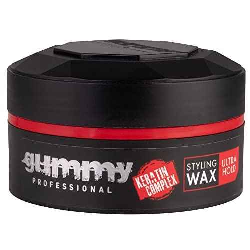Gummy Hair Styling Gel Wax Ultra Hold, Red, 150 Millilitre, Pack of 1