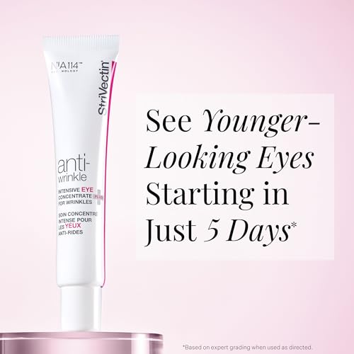 StriVectin Anti-Wrinkle Intensive Eye Cream Concentrate for Wrinkles PLUS, Targets Crow's Feet, Firmness, Puffiness & Dark Circle