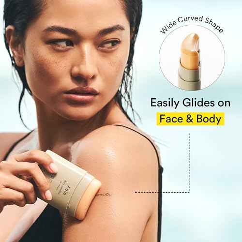 Abib Airy Sunstick Protection Bar Broad Spectrum SPF50+ 0.81 oz / 23 g (Semi-matte) | Korean Suncreen Stick Suncare Sunblock, No Whitecast, Protector Solar Barra, Water resistant