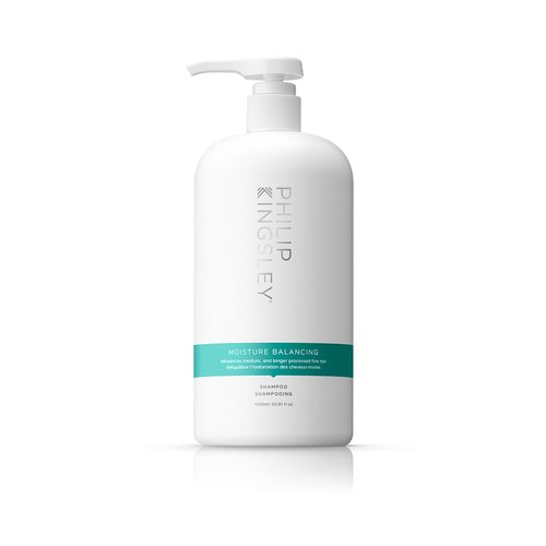 PHILIP KINGSLEY | Moisture Balancing Combination Shampoo | Hydrating for Dry and/or Oily Hair | Anti-Frizz, Antioxidant Shampoo that Hydrates and Adds Shine | 33.8oz