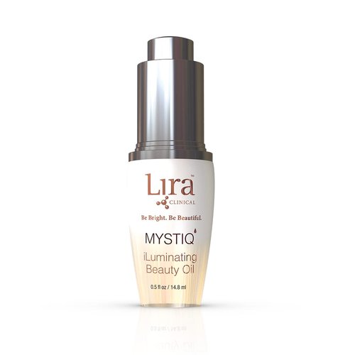 Lira Clinical MYSTIQ iLuminating Beauty Oil - Vitamin C Face Oil with Plant Stem Cell Extract - Hydrates Skin with Argan, Baobab with Antioxidants - Facial Drops for Daily Skincare Routine - 0.5 Oz