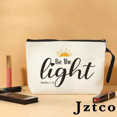 Inspirational Christian Gifts for Women Makeup Bag Religious Gifts Makeup Zipper Pouch Bag Bible Verse Cosmetic Bag Scripture Christmas Birthday Gifts Skincare Bag for Her Daughter Sister in Law Aunt