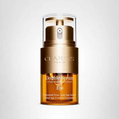 Clarins Double Serum Eye | Anti-Aging Eye Treatment | Visibly Smoothes, Firms, Hydrates and Revitalizes For More Youthful-Looking Eyes In Just 7 Days* | 13 Plant Extracts, Including Turmeric | 0.6 Oz