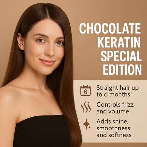 Kachita Spell New Brazilian Keratin Hair Treatment Chocolate LONG Lasting Keratin Treatment with Argan Oil Straightening Smoothing Professional Results All Hair Types Made in USA 16 floz