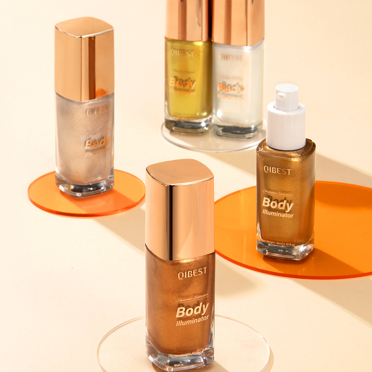 Body Shimmer Oil Highlight Eye Brightener