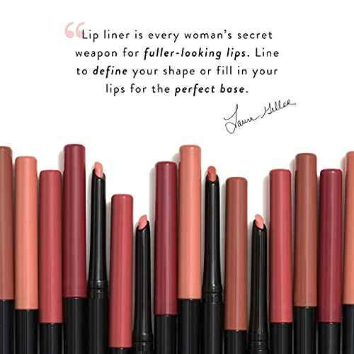 LAURA GELLER NEW YORK Modern Classic Lip Liner, Luxurious Creamy Long Lasting Lip Liner, Prevents Feathering and Fading, Radiant Rose
