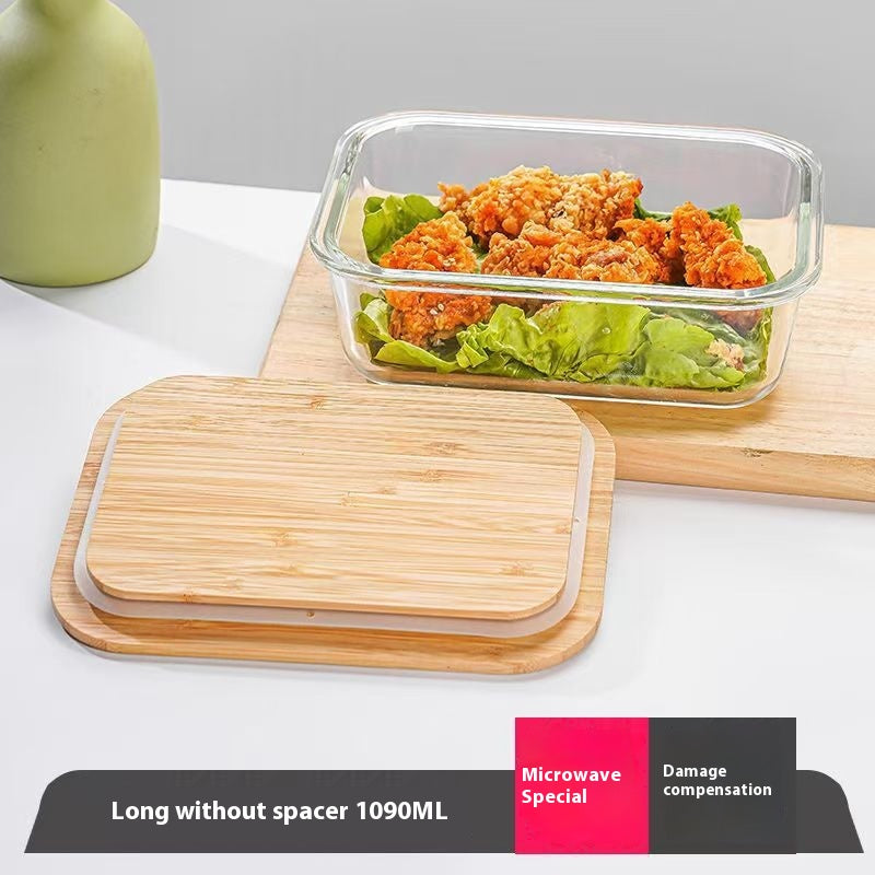 Glass Lunch Box Set with Microwave Heating - Multiple Sizes