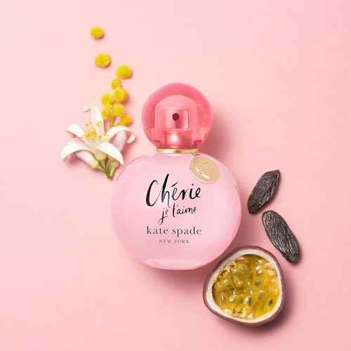 Kate Spade new york - Cherie Je t’aime Eau de Parfum - Women's Fragrance - White Floral & Fruity - With notes of Passion Fruit, Mimosa & Tonka - 3.3 Fl Oz