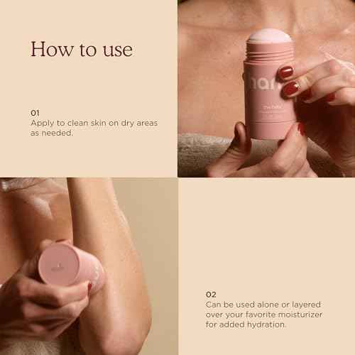 HANNI Fatty Body Moisturizer Stick with Fatty Acids, Travel Size Friendly Solid Lotion for Plumping and Hydration, Fragrance-Free and Safe for Sensitive Skin, 2.5 oz