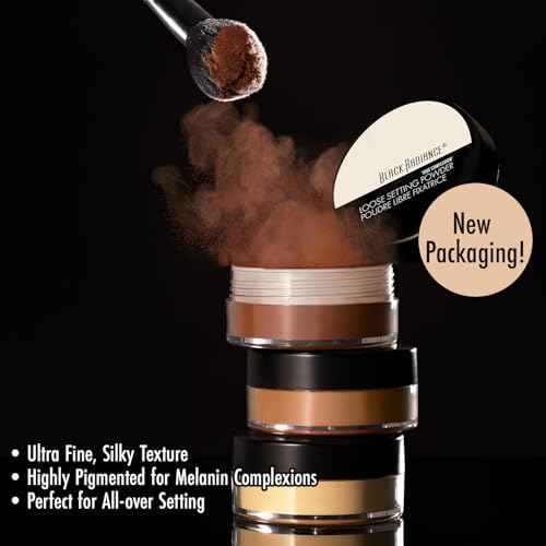 Black Radiance True Complexion Loose Setting Powder, Honeymoon, 0.64 Ounce