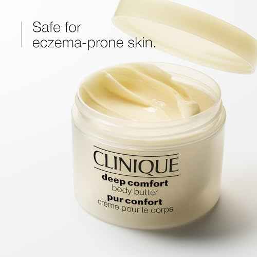 Clinique Deep Comfort Body Butter With Hyaluronic Acid, Shea Butter + Glycerin | Safe for Eczema-Prone Skin, 6.7 Fl Oz