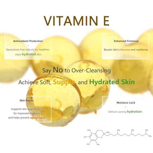 Vitamin E Cleansing Balm (3oz) ? Removes Waterproof Makeup & SPF, Hydrating, No Double Cleanse, Korean Oil-Based, Vegan, Travel-Friendly Tin with Magnetic Spatula, For All Skin Types