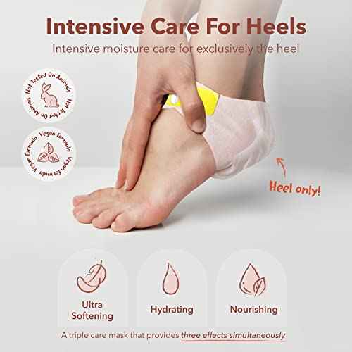 Purederm Instant Softening Heel mask (1 Pair) ? Heel mask Provides deep Hydration and Instant Softness