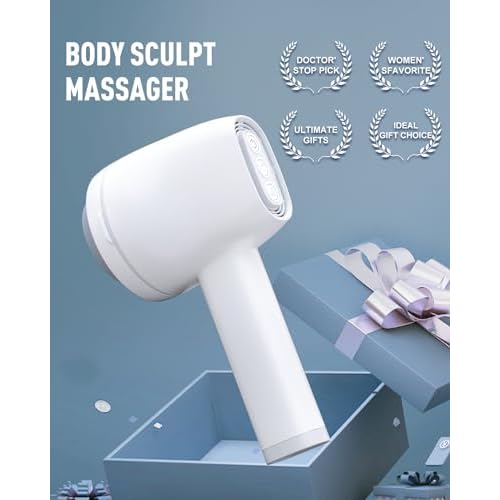 Body Sculpting Machine - Rechargeable Cellulite Massager with 5 Models & 6 Speeds, Beauty Sculpt Massager Christmas Gifts for Women Wife Girlfriend Sister He