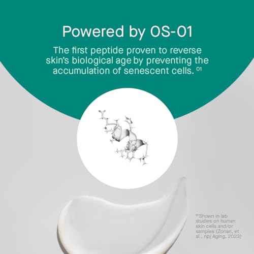 oneskin FACE OS-01 Peptide Topical Supplement & Skin Longevity Age Reversal Moisturizer