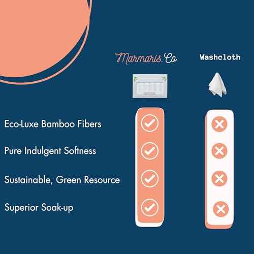 Set of 6 Luxury Wash Cloths for Your Face Viscose Bamboo & Turkish Cotton, White Wascloths