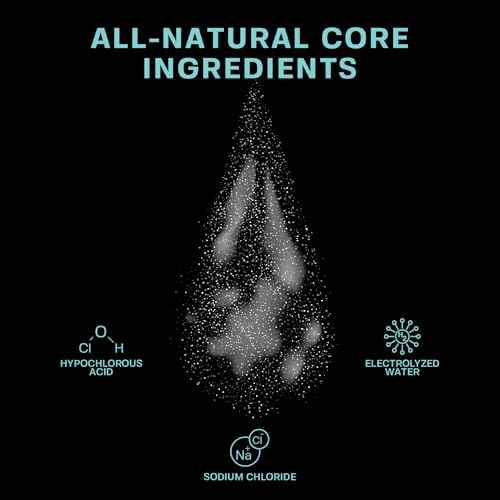 BASE LABORATORIES Piercing Aftercare Hypochlorous Acid Spray PRO - 8 OZ | Ear Piercing Cleaner | Saline Solution Piercing Aftercare - Saline Spray for Piercings, Bumps & Keloids | Ear, Nose, Belly