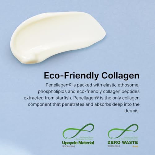 Penellagen Enhance Capture Cream - Daily Korean Moisturizer Face Cream - Starfish Collagen Extract - Silicone Free, Paraben-free, Mineral Oil Free - Anti Aging Face Cream - 1.85 oz