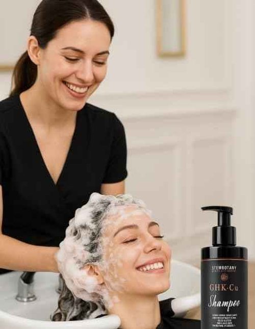 STEMBOTANY Copper Peptide Hair Shampoo for Men and Women Promotes the Look of Thicker, Fuller and Healthier Hair