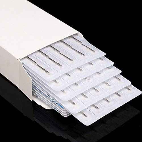 50PCS Disposable 14RL Stainless Steel Tattoo Needles Round Liner for Tattoo Machine Supplies