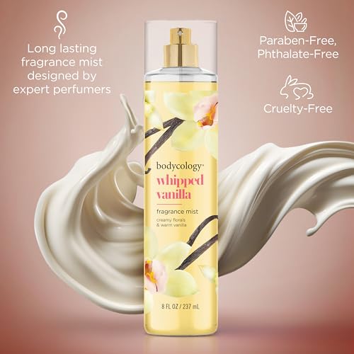 Bodycology Long-Lasting Fragrance Body Mist, Whipped Vanilla, 8 fl oz