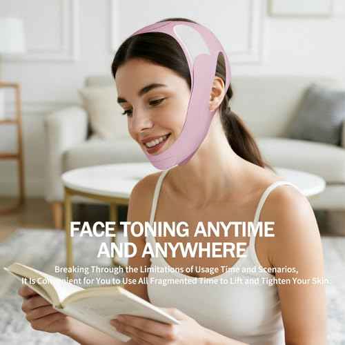 Double Chin Reducer for Jawline Shaper, Comfortable V Line Lifting Mask for Face Lifting and Firming, Chin Strap for Sleeping Prevent Sagging,1pcs