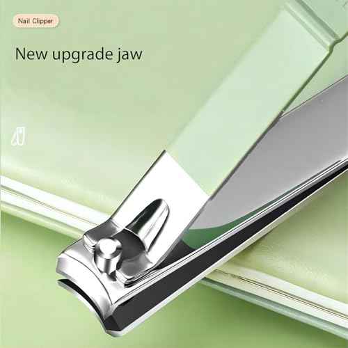 16PCS Professional Manicure & Pedicure Set Stainless Steel Nail Care Kit Travel Manicure Kit, Purple