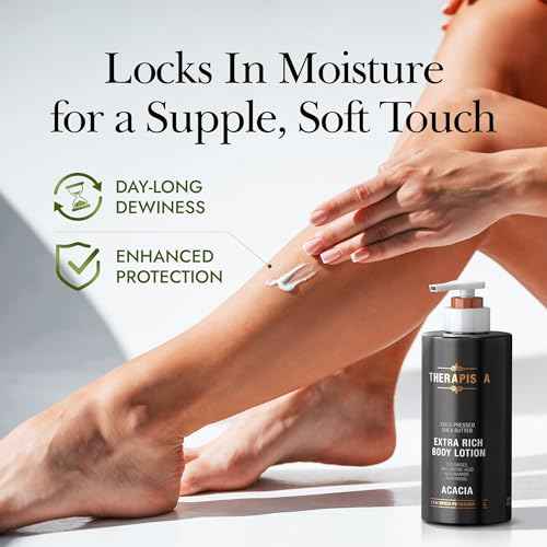 THERAPISPA Scented Body Lotion for Women ? Deep Hydration Moisturizer with Shea Butter, Ceramides & Panthenol for Dry Skin ? Loved by All Genders (Acacia, 17.0 fl oz)