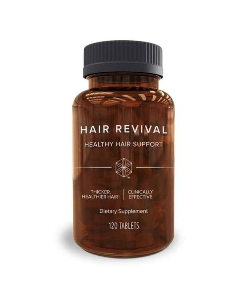 Isagenix Hair Revival - Natural Hair Growth & Thickening Supplement - Supports Healthy Scalp - Formula Contains Biotin, Amino Acid, Banana Flower Extract & More - 120 Tablets (60 Servings)