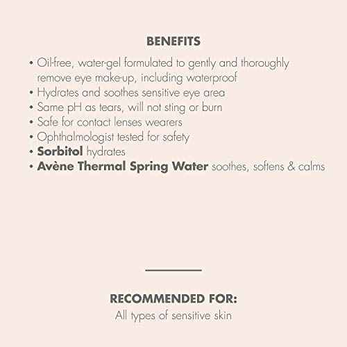 Av?ne Gentle Eye Make-up Remover, Oil-Free, Hypoallergenic, Non-Comedogenic, 6.7 Oz