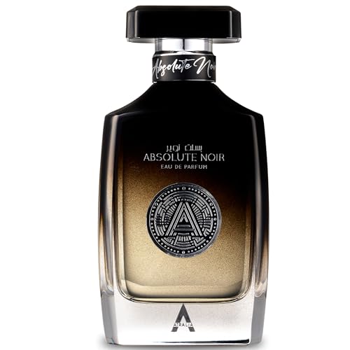 Absolute Noir Eau De Parfum for Men 100Ml 3.4Oz - Luxurious and Long Lasting Fragrances with Top Notes of Bergamot, Lemon, Grapefruit, Pink Pepper - Best Alternative for Absolu Aventus