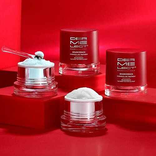 Dermelect Bounceback Forehead Line Treatment- With Anti-Aging Peptides to Smooth, Blur and Target Fine Lines & Wrinkles, 11 Lines, Frown Lines, Expression Lines, Facial Creases 1 oz