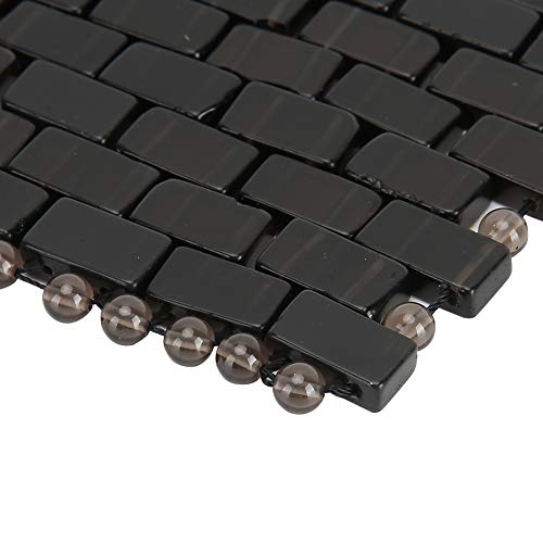 Jade Eye Mask, Jade Stones Anti-Aging Cooling Jade Eye Mask Sleeping Masks Eye Treatment Massager Eye Covers For Jade Mask For Sleeping Masks Relief Eye Fatigue(Obsidian)