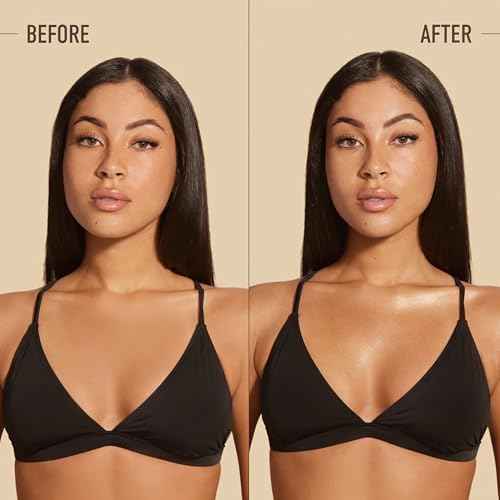 NUDA Body Shimmer | Illuminating Body Glitter to Enhance Tan | Vegan Shimmer Lotion for Women with Aloe Vera, Avocado Oil, & Vitamin E | Vanilla-Scented, Non-Staining Liquid Highlighter, (75 mL)