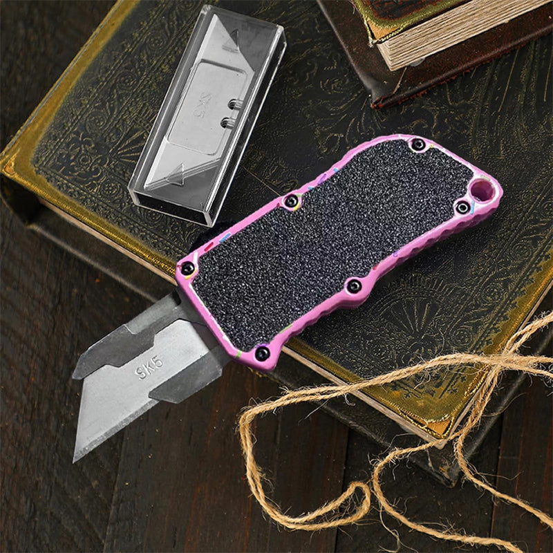Retractable Multi-Purpose Knife with 5 Spare Blades - EDC Tool